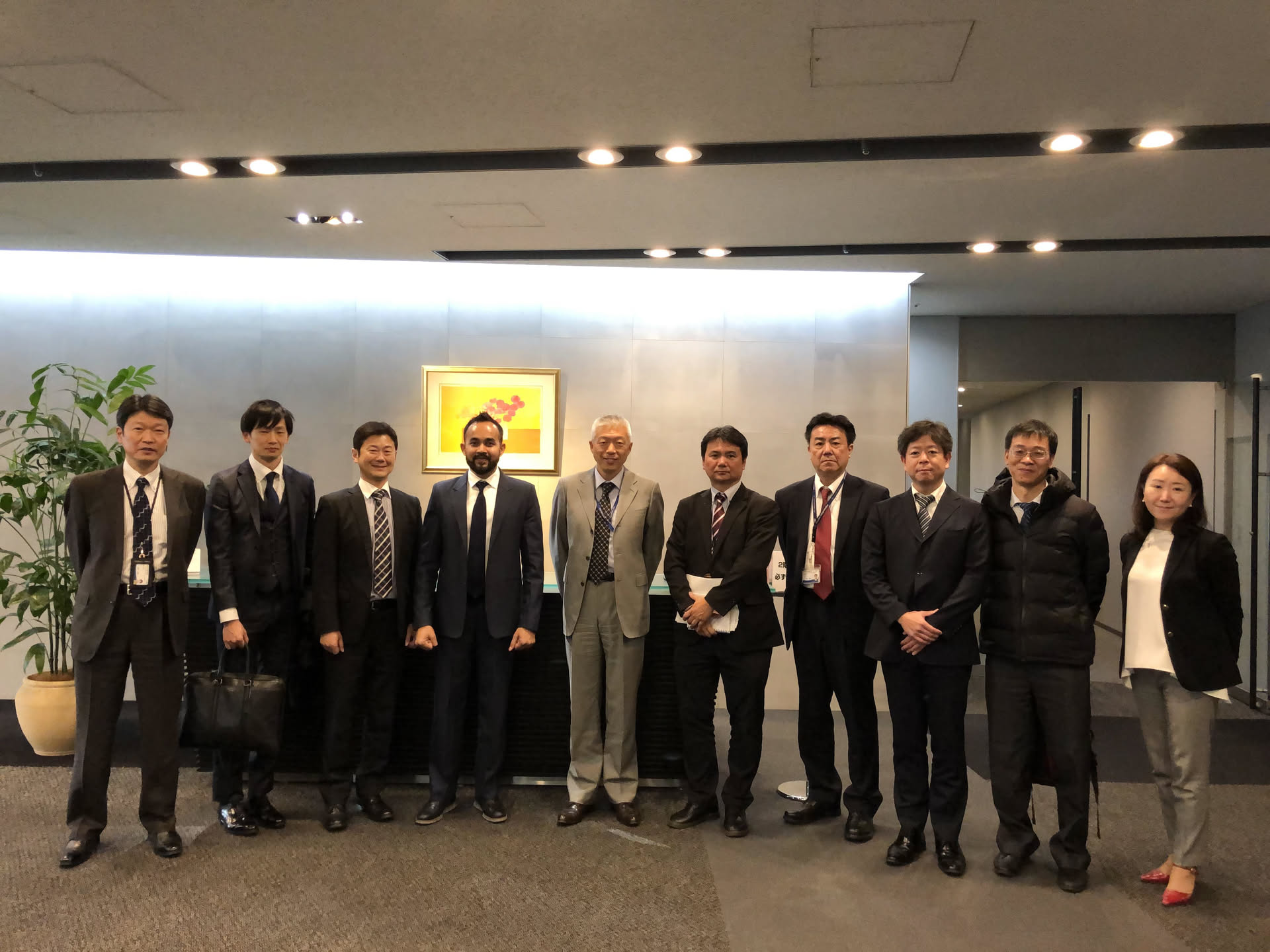 Shantnu Jain meeting partners at Otsuka in Japan